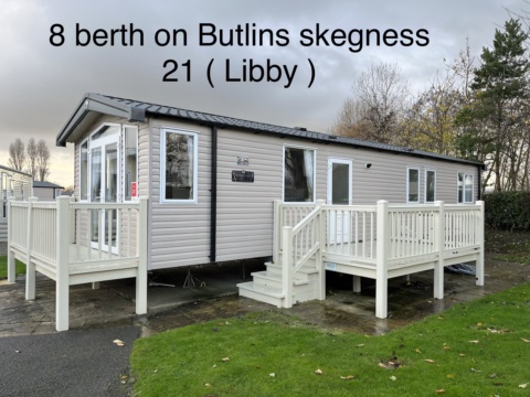 Libby, holiday caravan at Butlins Skegness