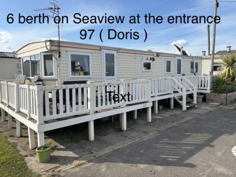 Doris, holiday caravan at Seaview Holiday Park